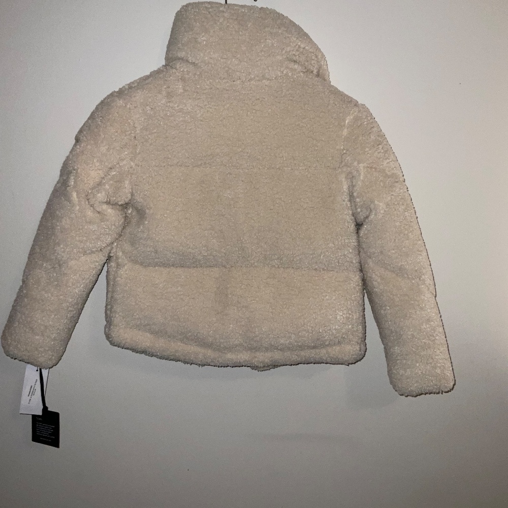 SAM. NYC Girls Sherpa Mid Coat – Size 8 (Almond) – NWT - Picture 14 of 14